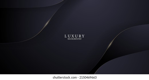 Abstract background decorated with elegant golden lines. modern vector illustration design