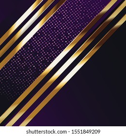 Abstract background decoration with lightning and glitters vector template