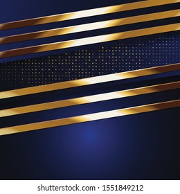 Abstract background decoration with lightning and glitters vector template