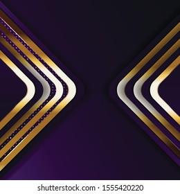 Abstract background decoration with lightning and glitters vector template