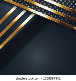 Abstract background decoration with lightning and glitters vector template