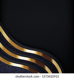 Abstract background decoration with lightning and glitters vector template
