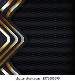 Abstract background decoration with lightning and glitters vector template