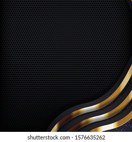 Abstract background decoration with lightning and glitters vector template