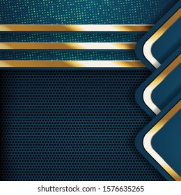 Abstract background decoration with lightning and glitters vector template