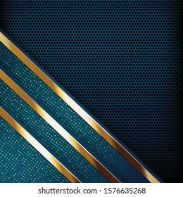 Abstract background decoration with lightning and glitters vector template