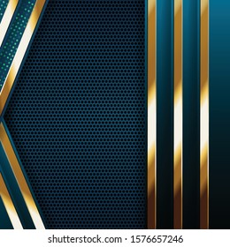 Abstract background decoration with lightning and glitters vector template