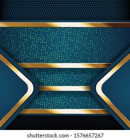 Abstract background decoration with lightning and glitters vector template