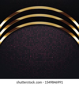 Abstract background decoration with lightning and glliters vector template
