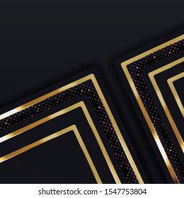 Abstract background decoration with lightning and gllitters vector template