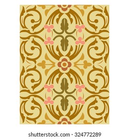 Abstract background, decoration pattern, tiled blocks