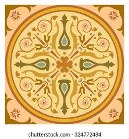 Abstract background, decoration pattern, tiled blocks