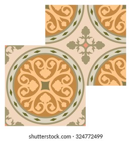 Abstract background, decoration pattern, tiled blocks