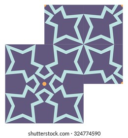 Abstract background, decoration pattern, tiled blocks