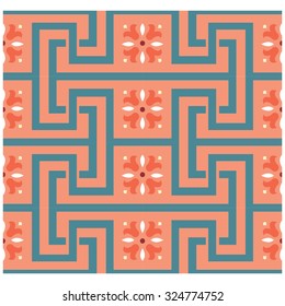 Abstract background, decoration pattern, tiled blocks