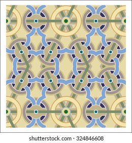 Abstract background, decoration pattern, tiled blocks