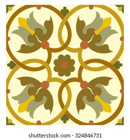 Abstract background, decoration pattern, tiled blocks