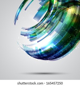 Fondo abstracto con un diseño circular decorativo