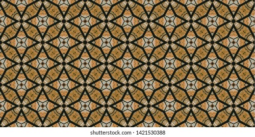 Abstract background decorative islamic multicolor mosaic texture. Ornamental seamless pattern