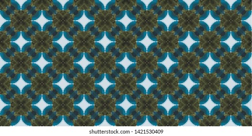 Abstract background decorative islamic multicolor mosaic texture. Ornamental seamless pattern