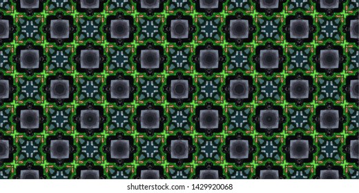 Abstract background decorative islamic multicolor mosaic texture. Ornamental seamless pattern