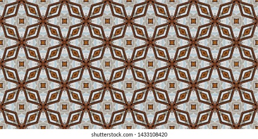 Abstract background decorative islamic multicolor mosaic texture. Ornamental seamless pattern