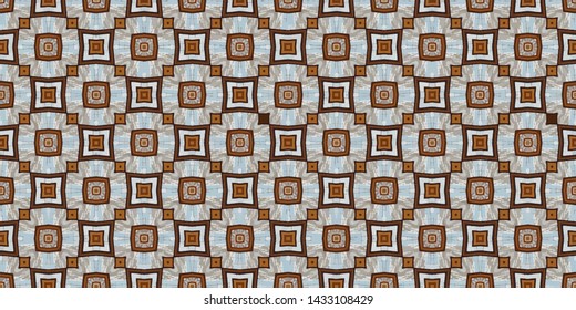 Abstract background decorative islamic multicolor mosaic texture. Ornamental seamless pattern