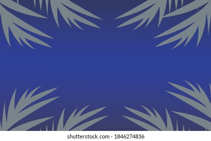 Fondo abstracto con hojas decorativas