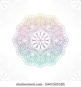 Abstract background with a decorative mandala design