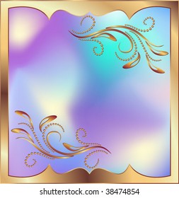  Abstract background with decorative ornament