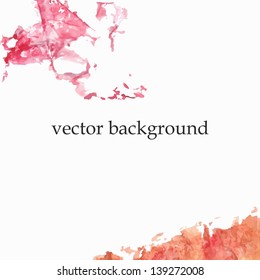 Abstract background. Decorative paper template. Watercolor spots.