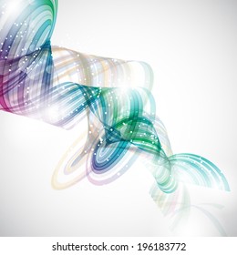 Abstract background with a decorative swirl design