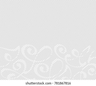 Abstract background with decorative vignettes lines. Vector illustration. Space for text.Gray on white .