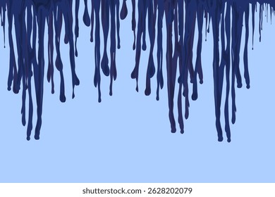 an abstract background of deep blue melting on a bright blue background