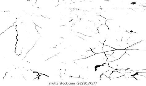 Abstract background with deep fractures and dripping paint effect. Graphic design resource of a weathered wall with ink drips