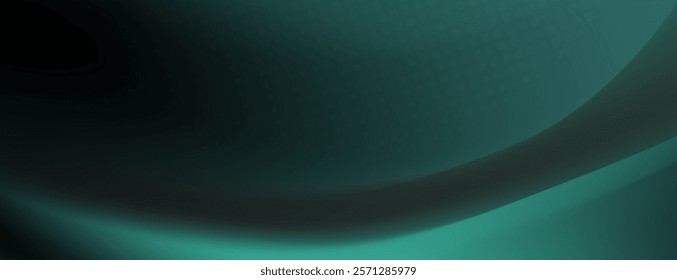 Abstract background with a deep teal flow gradient