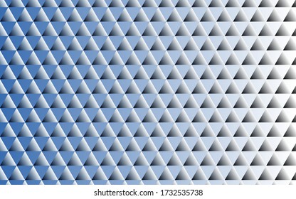 Abstract background deep triangle shape  And gradient blue and white