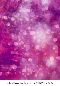 Abstract background of defocused purple lights. glitter background. EPS 10 vector file included
