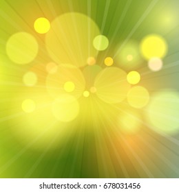 Fondo abstracto con luces de bokek desenfocadas