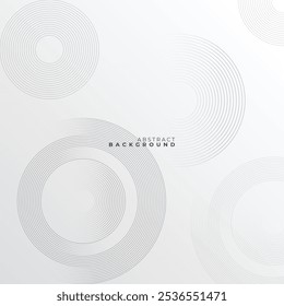 Abstract background with delicate white circular lines on a clean, soft canvas.