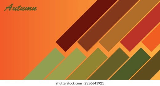 Abstract background design with an autumn theme.