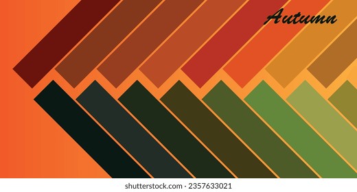 Diseño de fondo abstracto con un tema de otoño.