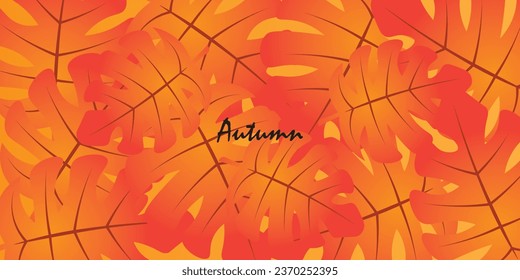 Abstract background design with autumn theme.
