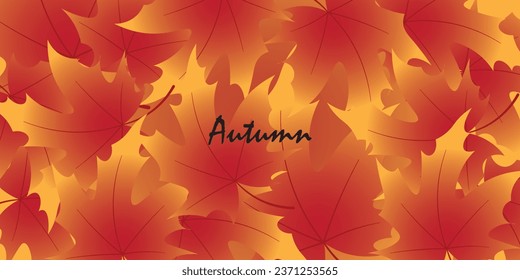 Abstract background design with autumn theme.