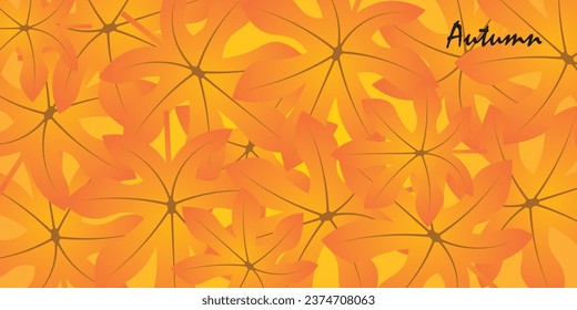 Diseño de fondo abstracto con tema de otoño.