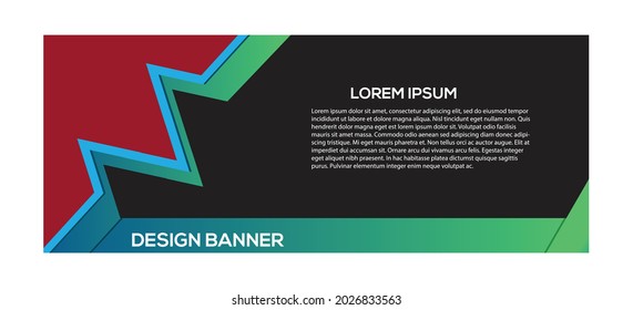 abstract background design for banner