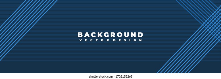 Banner de diseño de fondo abstracto con patrón de línea