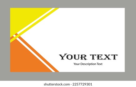 abstract background design for banner template