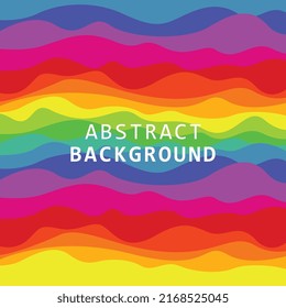 Diseño de fondo abstracto, fondo multicolor hermoso, vector creativo
