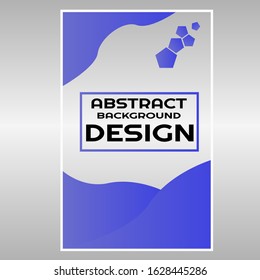 Abstract background design with blue color. Minimalistic design. Moden.